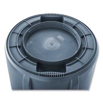 Rubbermaid® Commercial Round Brute Container, Plastic, 32 Gal, Gray freeshipping - TVN Wholesale